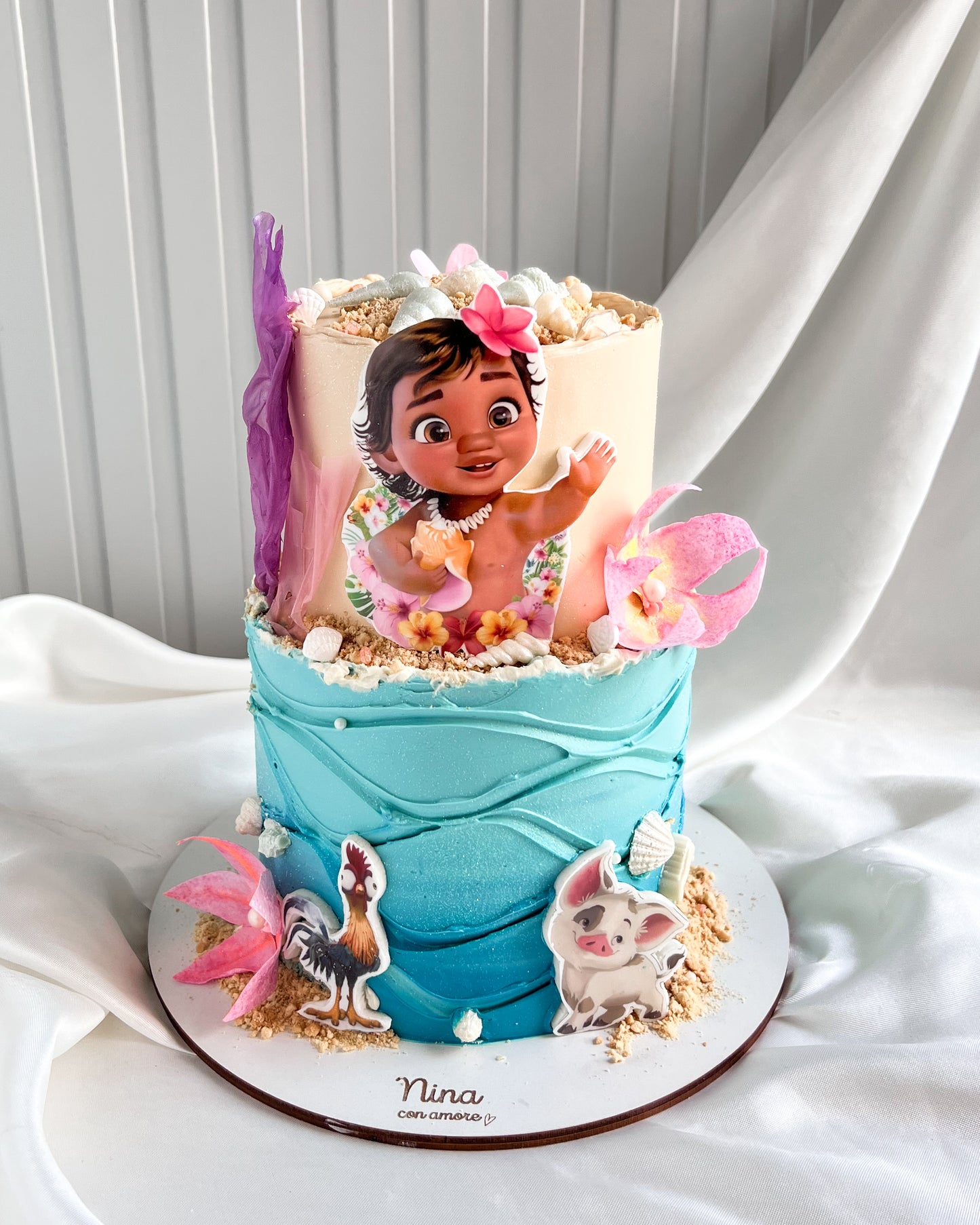 BABY MOANA CAKE