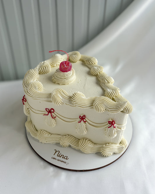 SLICE VINTAGE CAKE - BLANCO