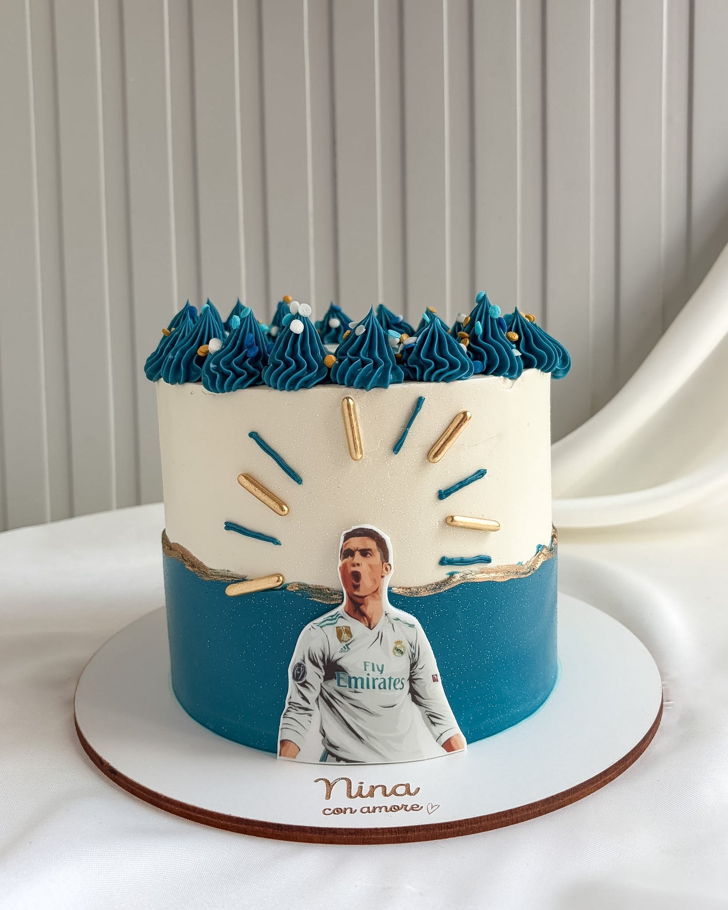 CRISTIANO RONALDO CAKE - Real Madrid Azul