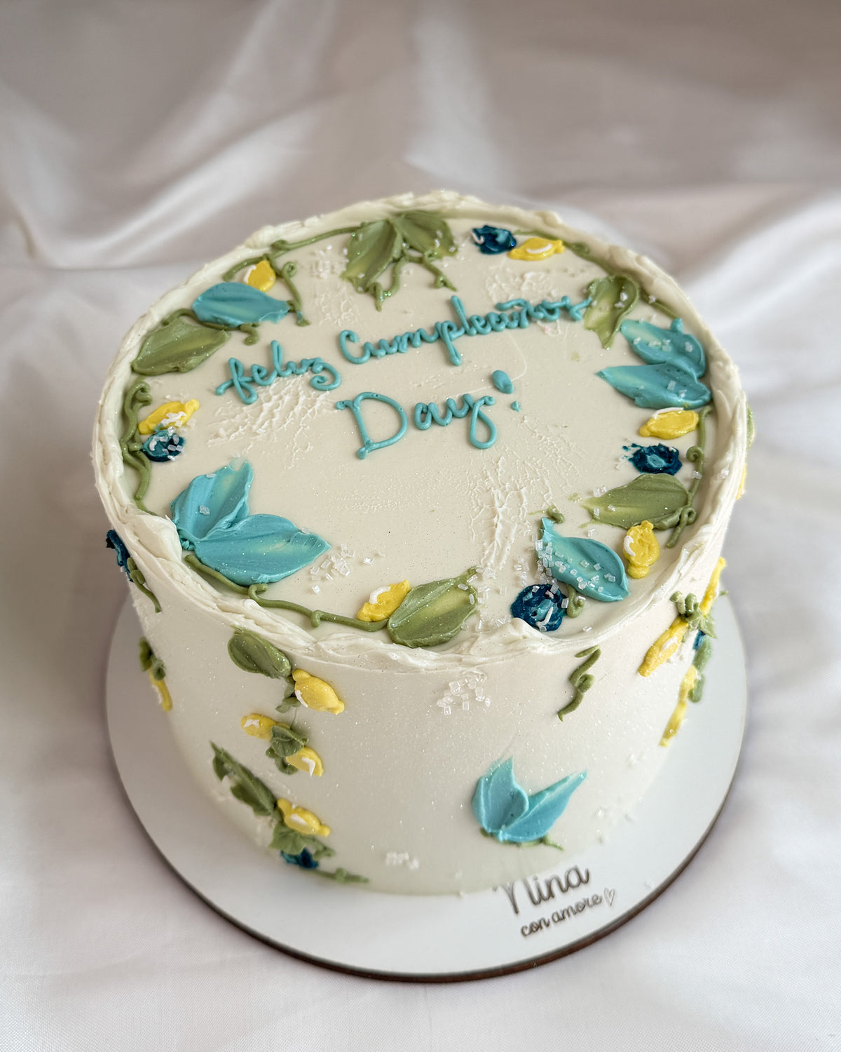 FLOWERS CAKE  - Limones en Crema