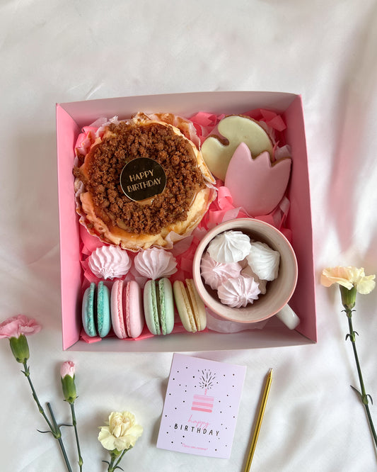 BIRTHDAY BOX - Tarta Vasca + Mug de Cerámica
