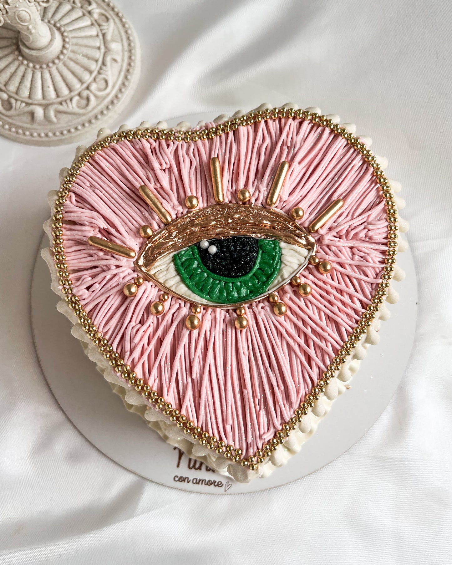 CORAZÓN OJO TURCO - ROSADO