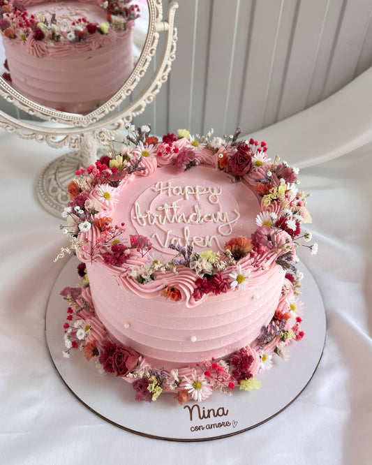 BOHO ENCANTO FLORAL CAKE