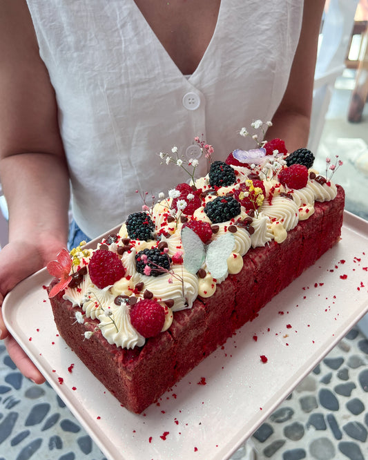 TRAVEL CAKE - RED VELVET - 10-15 porciones