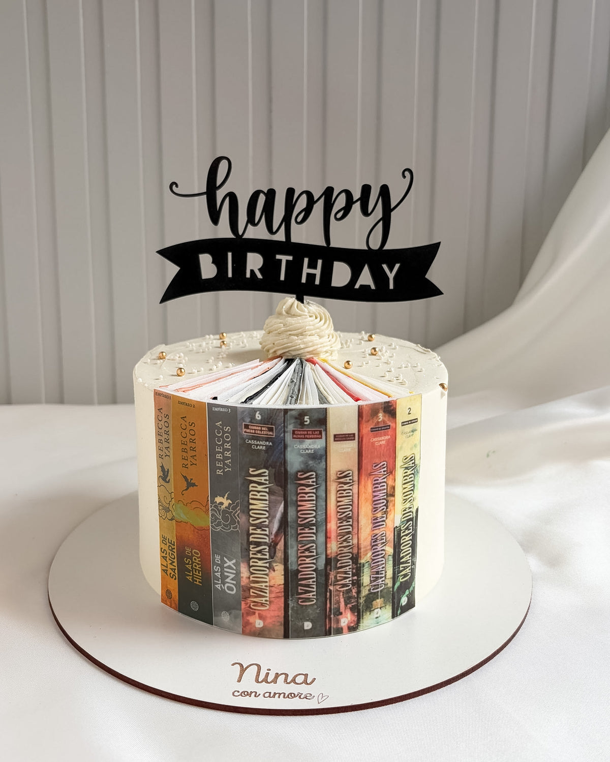LIBROS CAKE- Topper HB