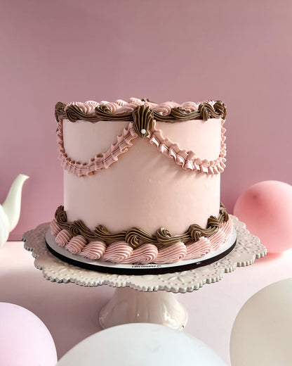 VINTAGE CAKE REDONDA - Tonos tierra