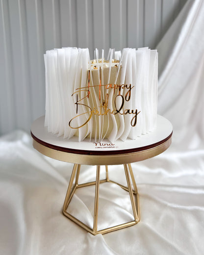 WAFER PAPER CAKE BLANCA - Papel comestible