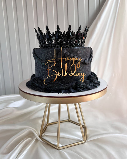 BIRTHDAY QUEEN CAKE NEGRA - Corona