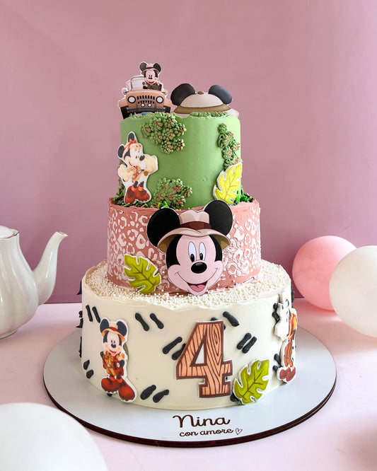 MICKEY MOUSE SAFARI CAKE