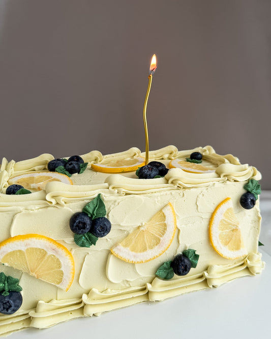 MEDITERRANEAN LONG CAKE - Arandanos y Limones🍋