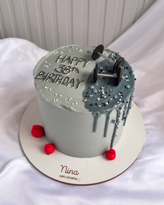 GYM CAKE - Gris