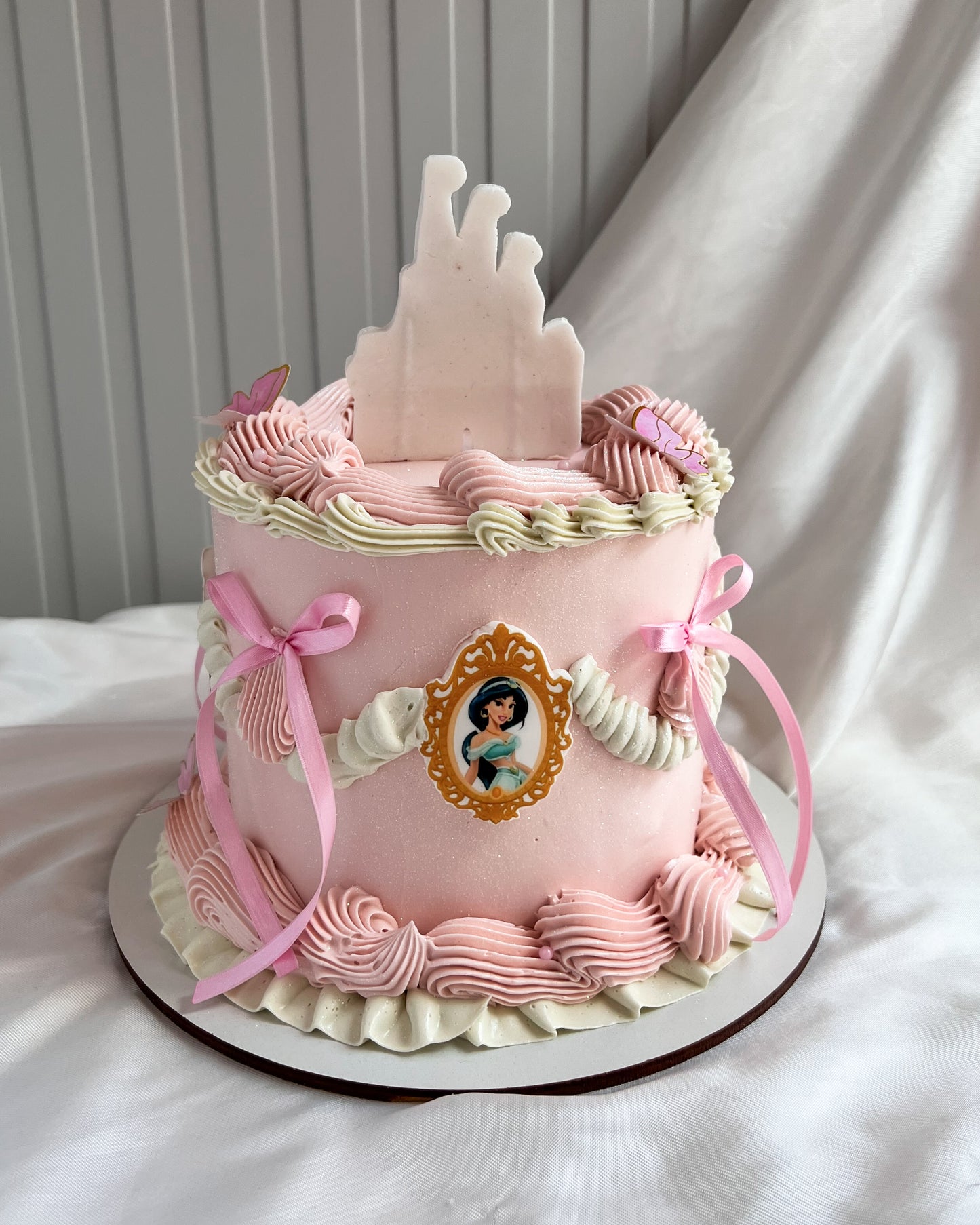 PRINCESAS DE DISNEY CAKE - Rosada