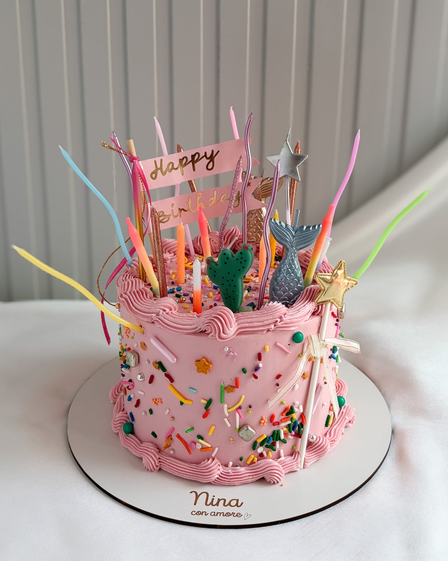 VELITAS DIVERTIDAS CAKE - ROSADA