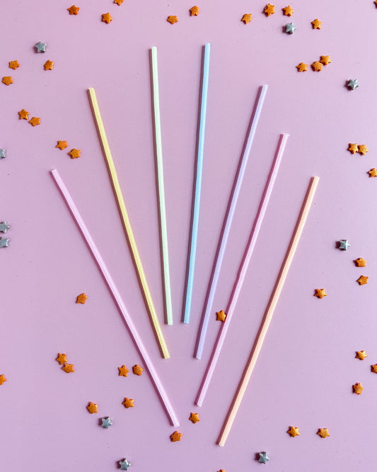 NUEVAS! VELITAS GLITTER - Colores Pasteles