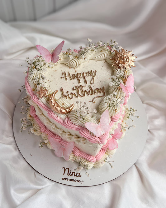 CORAZÓN ASTRAL - Mariposas Rosadas