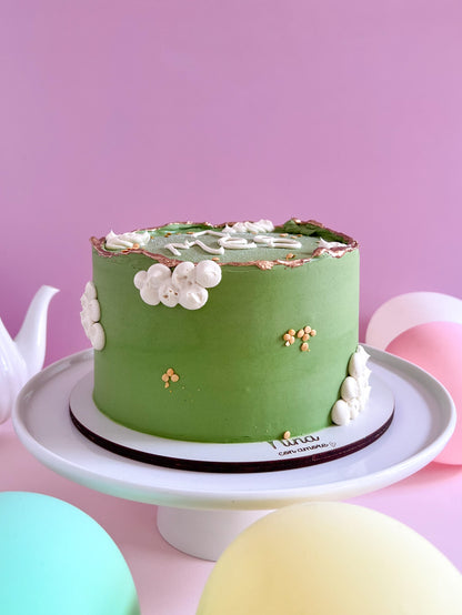 GREEN CLOUDS CAKE