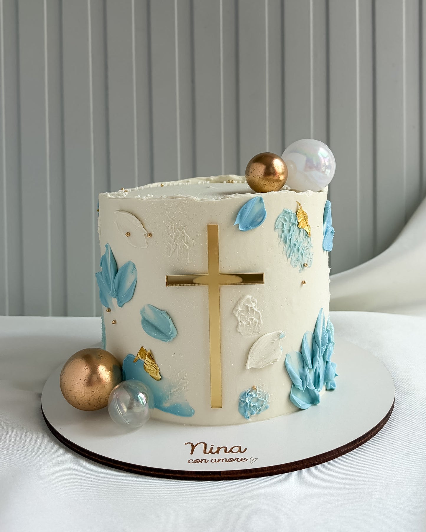 BAUTIZO / PRIMERA COMUNIÓN - Blanco y Azul
