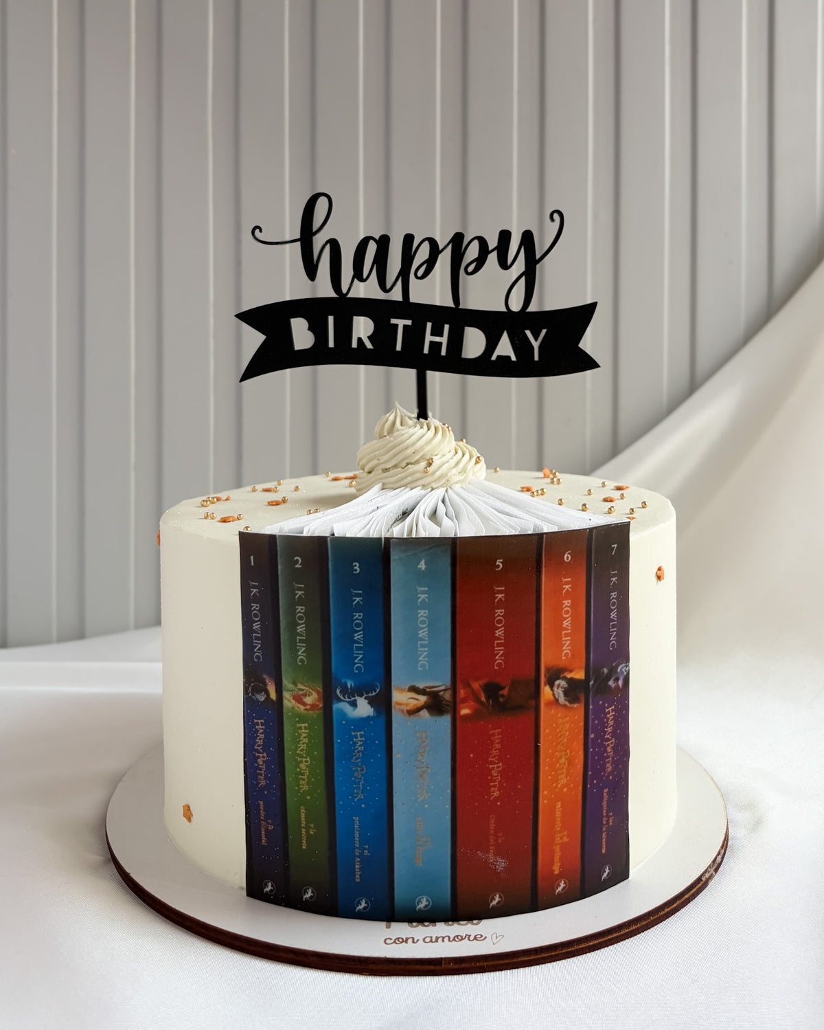 LIBROS CAKE- Topper HB