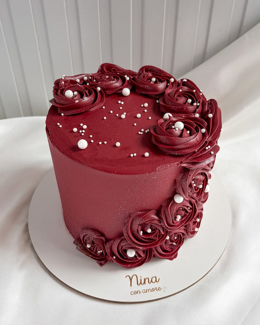 CAKE ROSETAS VINOTINTO - Perlas