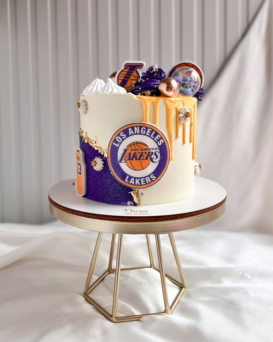 BASKETBALL CAKE - LAKERS