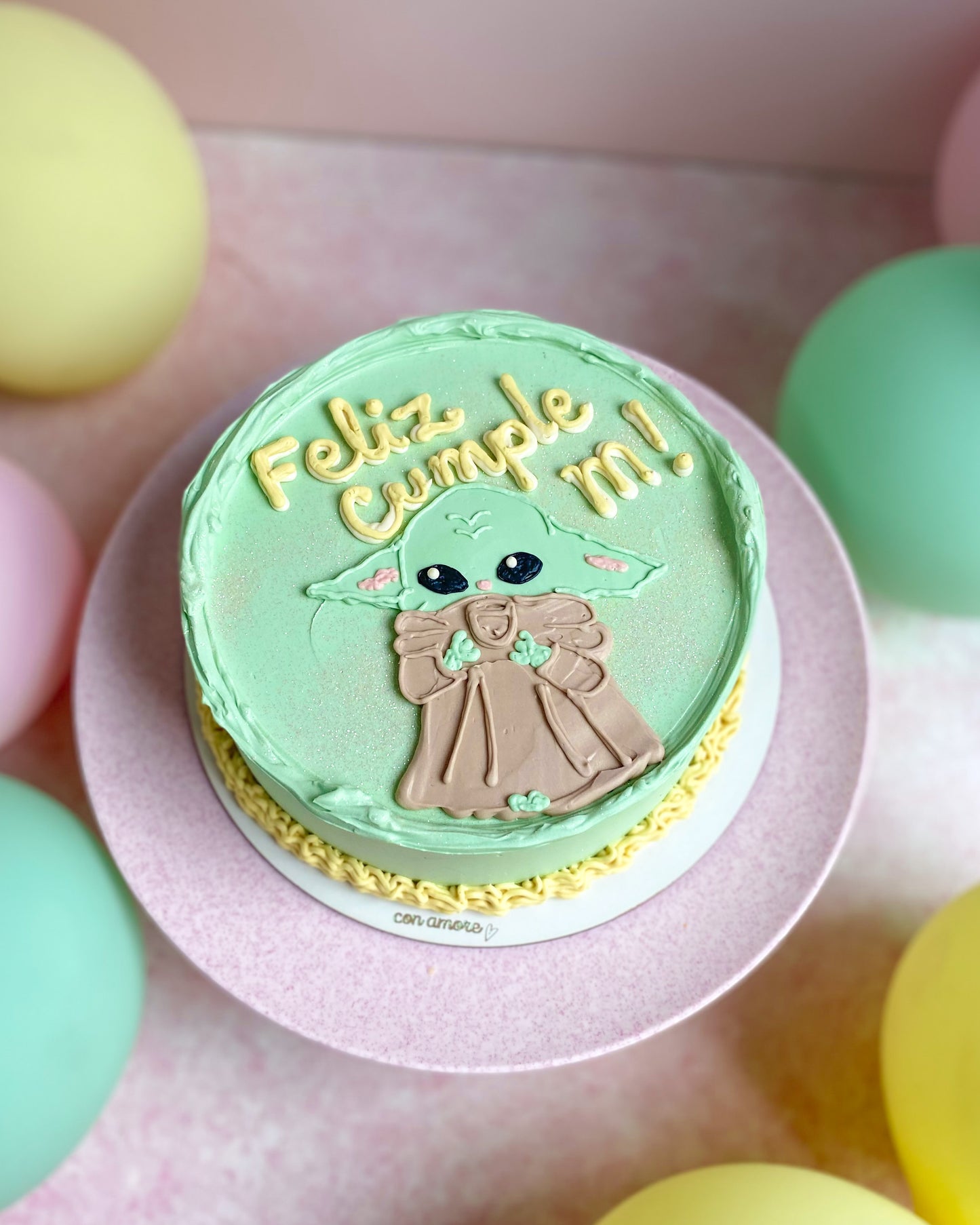 BABY YODA CAKE