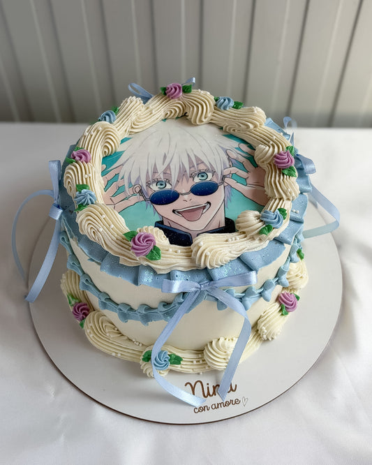 VINTAGE CAKE- Imagen comestible- Jujutsu Kaisen