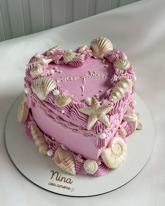 PINK SEA CAKE🌊🤍