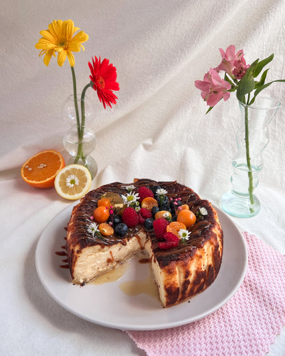 TARTA VASCA SUPER CREMOSA - 12-15 porciones