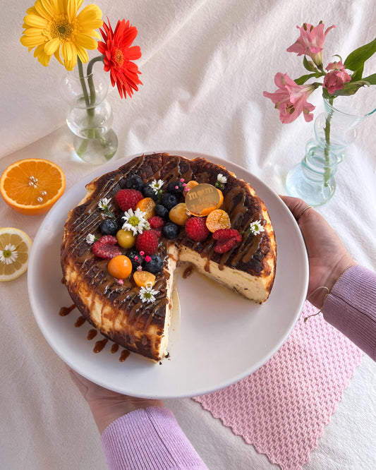 TARTA VASCA SUPER CREMOSA - 12-15 porciones