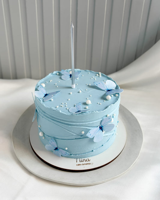 MARIPOSAS Y PERLAS AESTHETIC - Azul