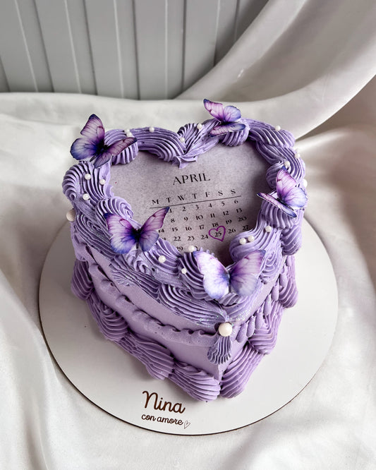BURNING CAKE LILA - Mariposas