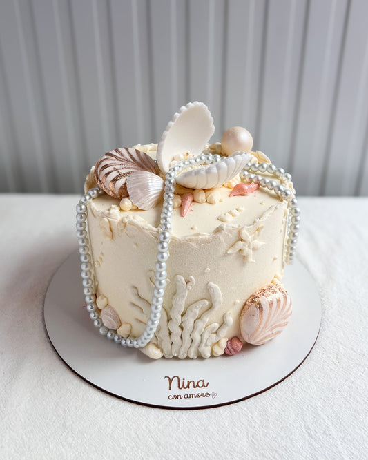 PERLAS Y OSTRAS CAKE - Blanca