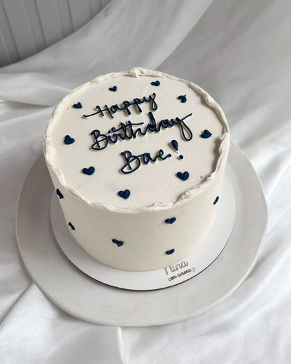 BIRTHDAY CAKE BLANCA - Corazoncitos Azules