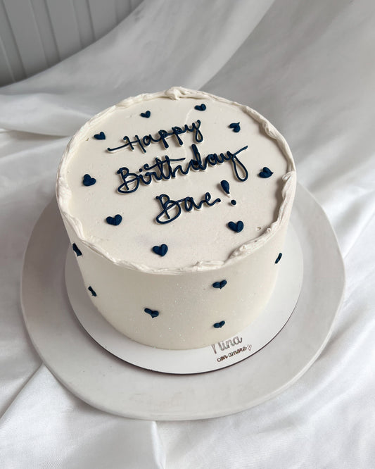 BIRTHDAY CAKE BLANCA - Corazoncitos Azules