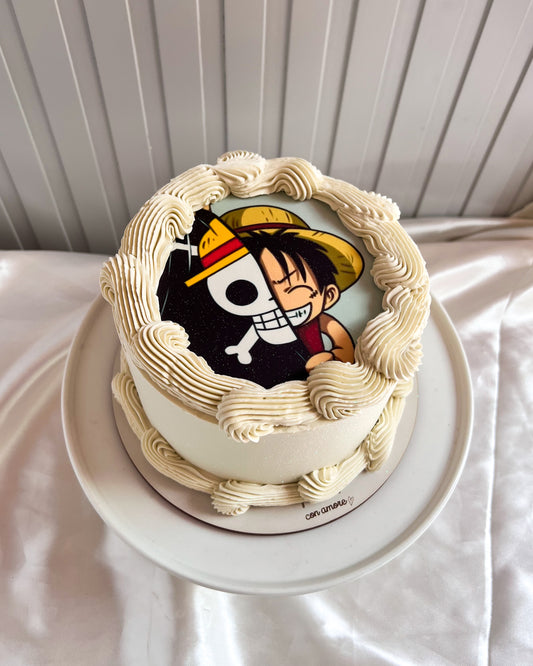 ONE PIECE CAKE - IMAGEN COMESTIBLE - White