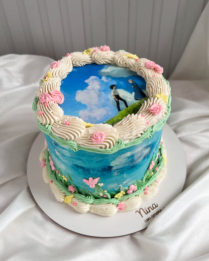 GHIBLI CAKE - Imagen comestible “Your name”