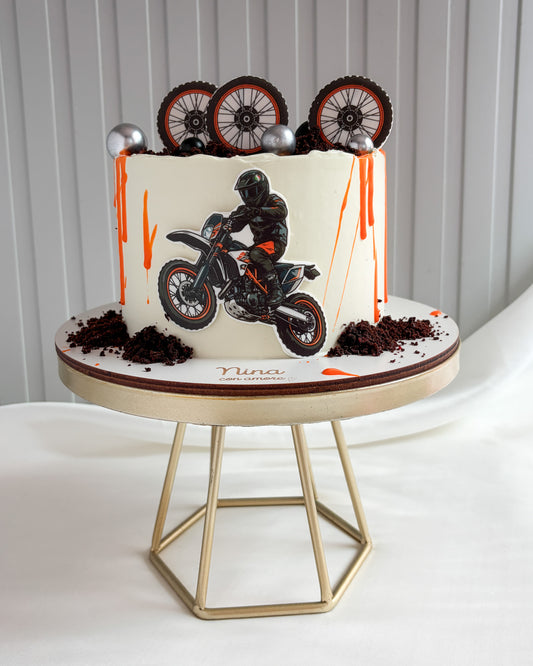 MOTOCROSS CAKE - Naranja