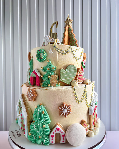 CHRISTMAS CAKE - Cookie Village