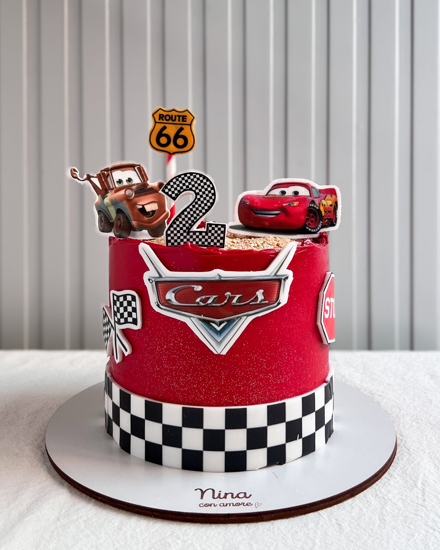 CARS CAKE - Roja