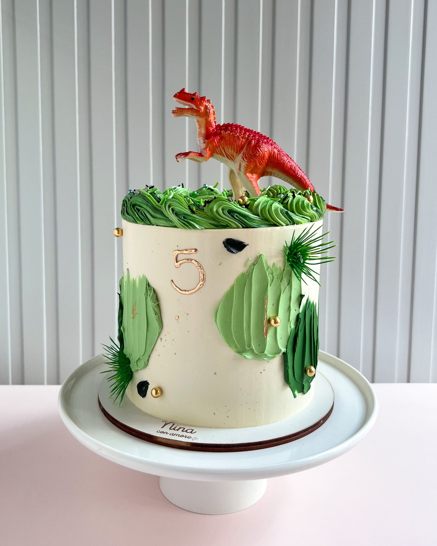 DINOSAUR CAKE - Green