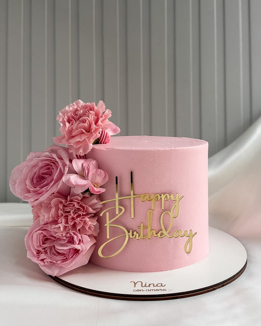 BOUQUET DE ROSAS CAKE 2.0 - Rosas Rosadas
