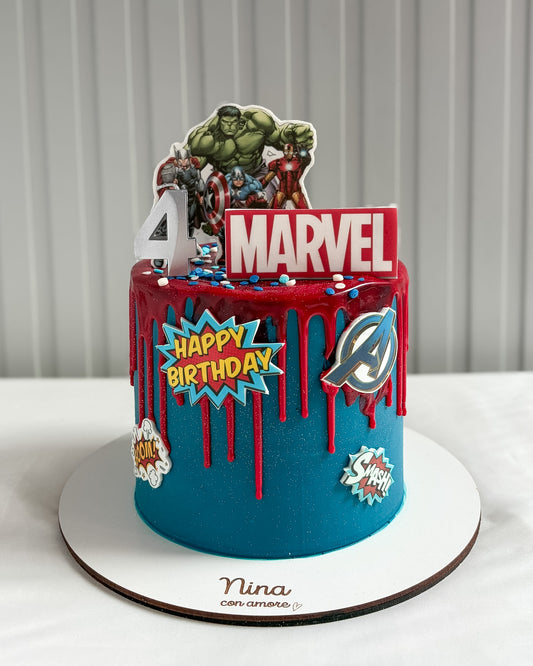 SUPER HEROES CAKE-Marvel