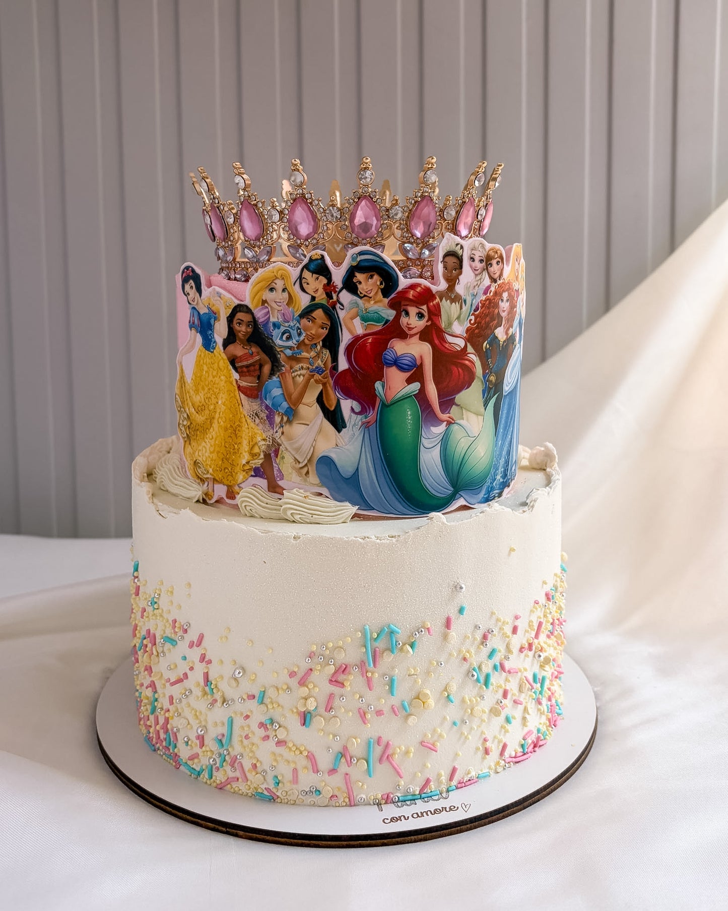 DISNEY PRINCESS CAKE-CORONA