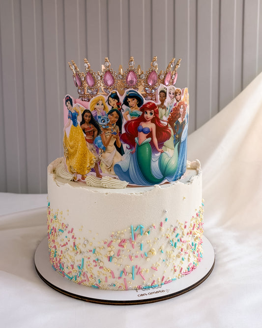 DISNEY PRINCESS CAKE-CORONA