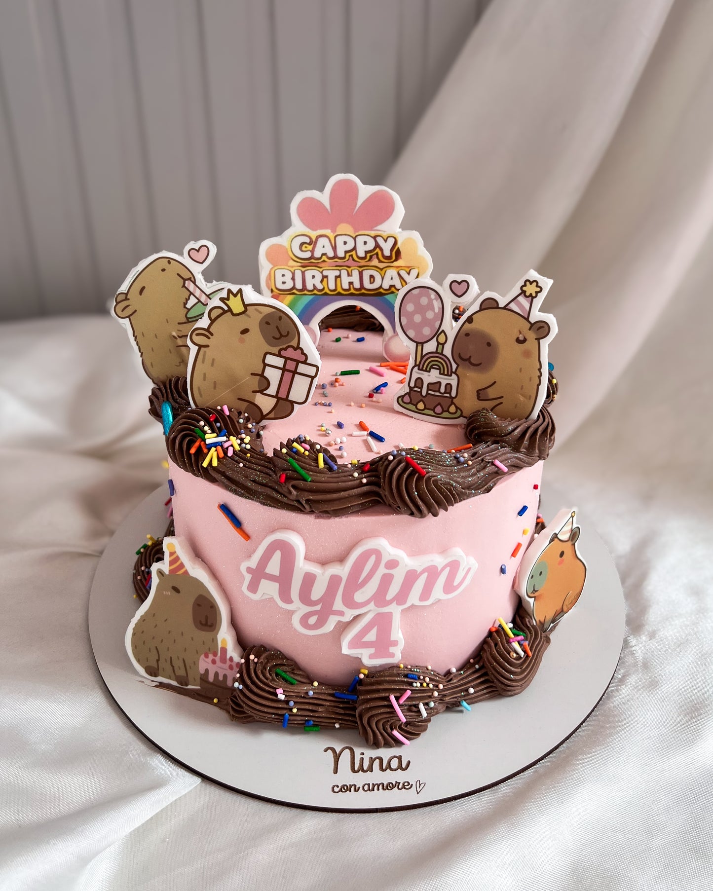 CAPIBARA CAKE - Rosado