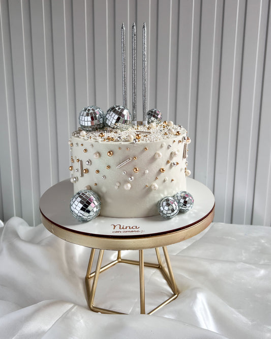 PARTY CAKE - Full Disco Balls Y Perlas