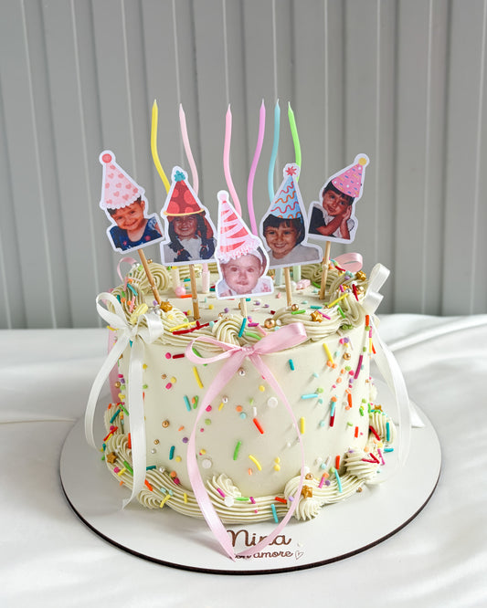 MEMORY CAKE - Funfetti + Lazos