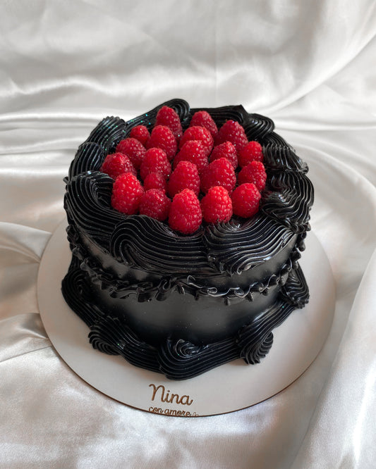 VINTAGE CAKE CON FRAMBUESAS - Negra