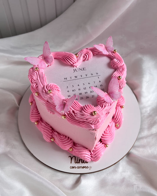 BURNING CAKE ROSADA - Mariposas