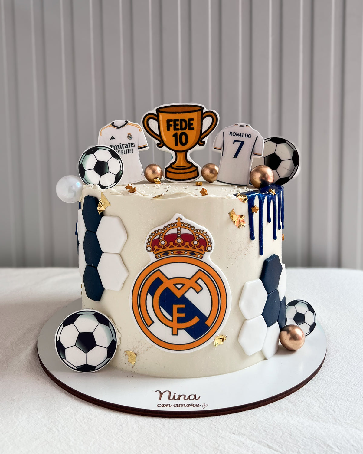 FUTBOL CAKE - REAL MADRID Copa
